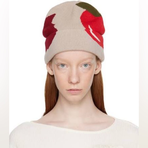 JW Anderson beanie apple beige NWT unisex - Picture 11 of 11